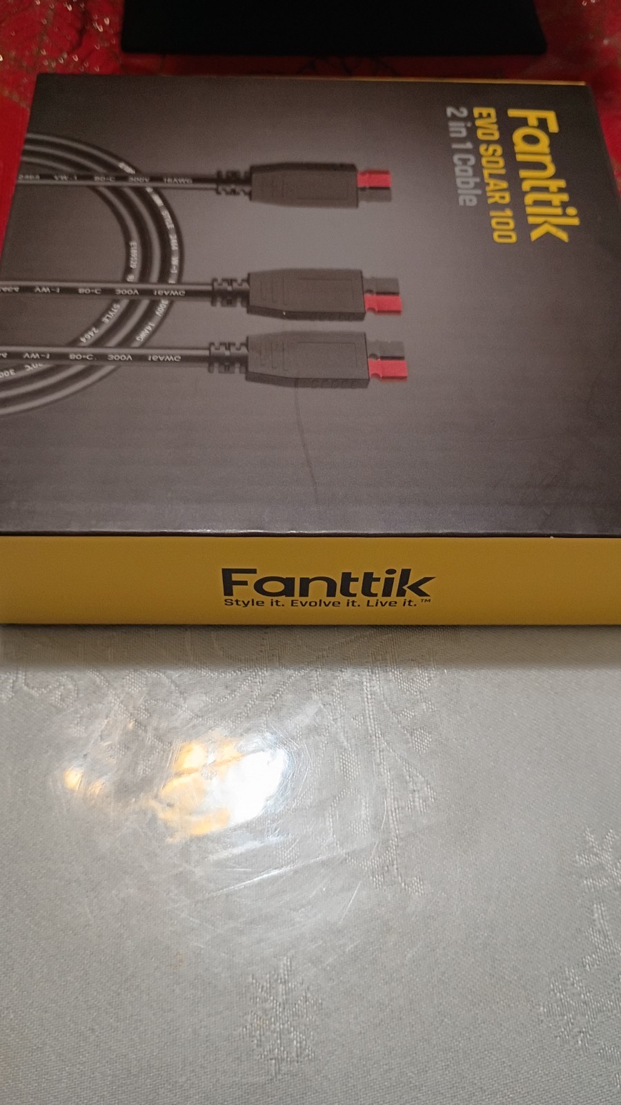 Fanttik evo solar 100 2 in 1 cable