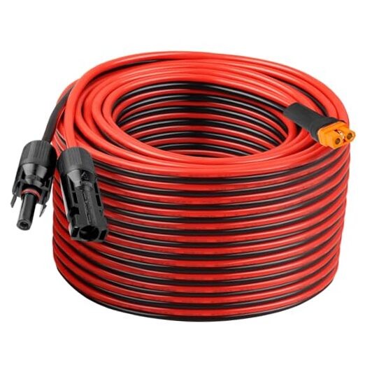 10AWG Solar to XT60i Extension Cable 3 6 10 35 50 75 Heavy Duty Adapter 100FT