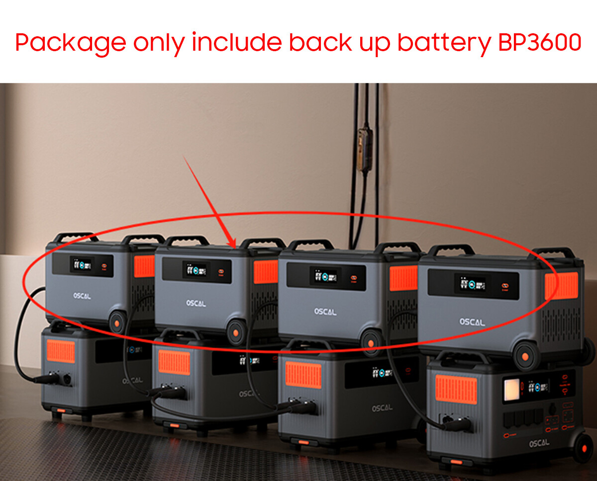 Blackview Oscal Extra Battery BP3600 For Oscal Power Station PowerMax 3600 Only