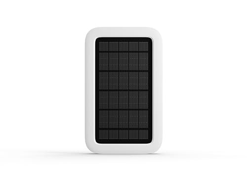Solar Panel for Outdoor Security Camera,White