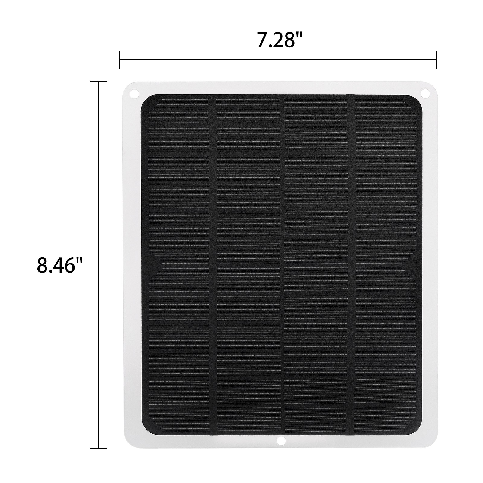 22W Mono Solar Battery Charger Kit 12V Trickle Maintainer for Boat Caravan RV