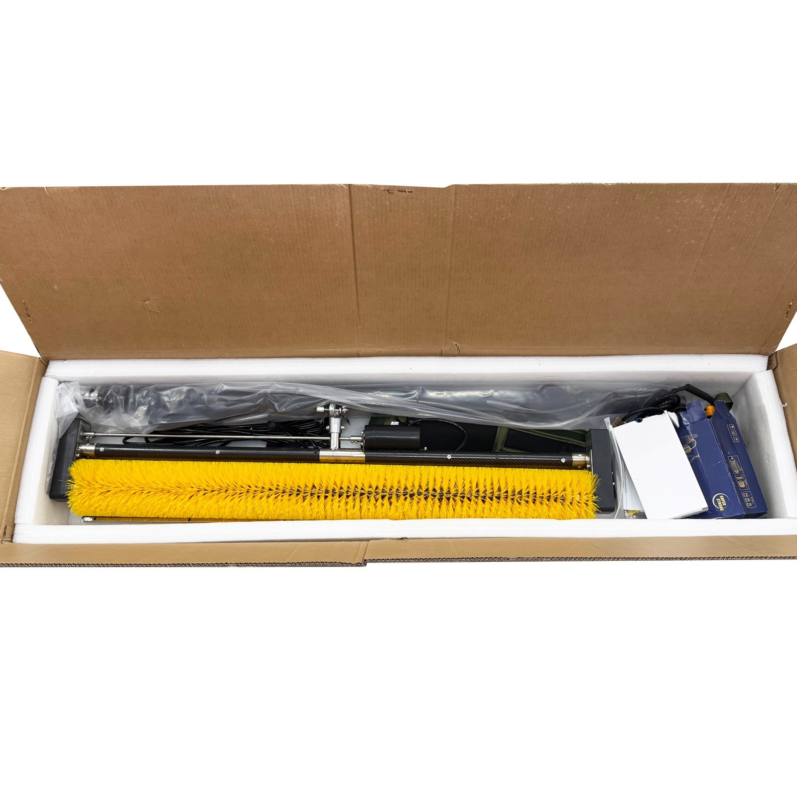 3.5M Electric Solar Panel Cleaner for Roof Mounted & Commercial PV Systems