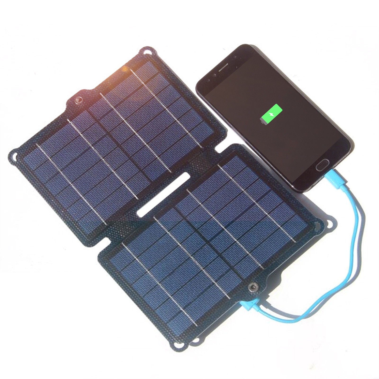 8W 5V Foldable Solar Panel Mini Solar Power Polycrystalline Silicone Solar ZNRQ