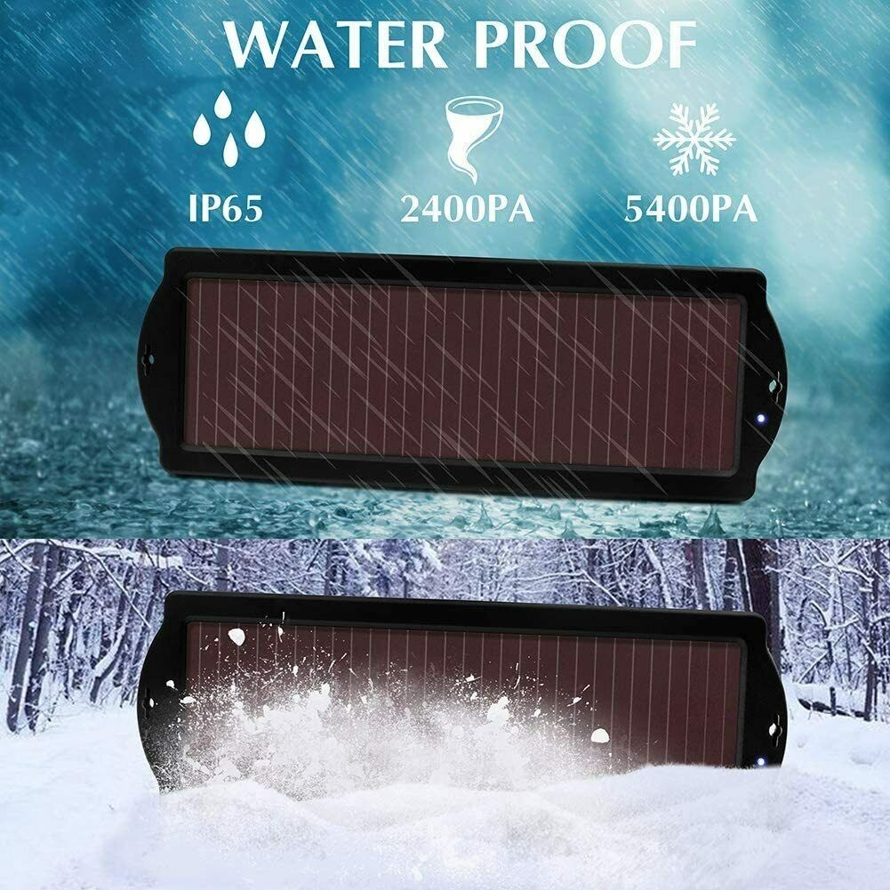 2.5W Solar Panel 12V Trickle Charger Battery Charger Kit Maintainer Boat Car RV