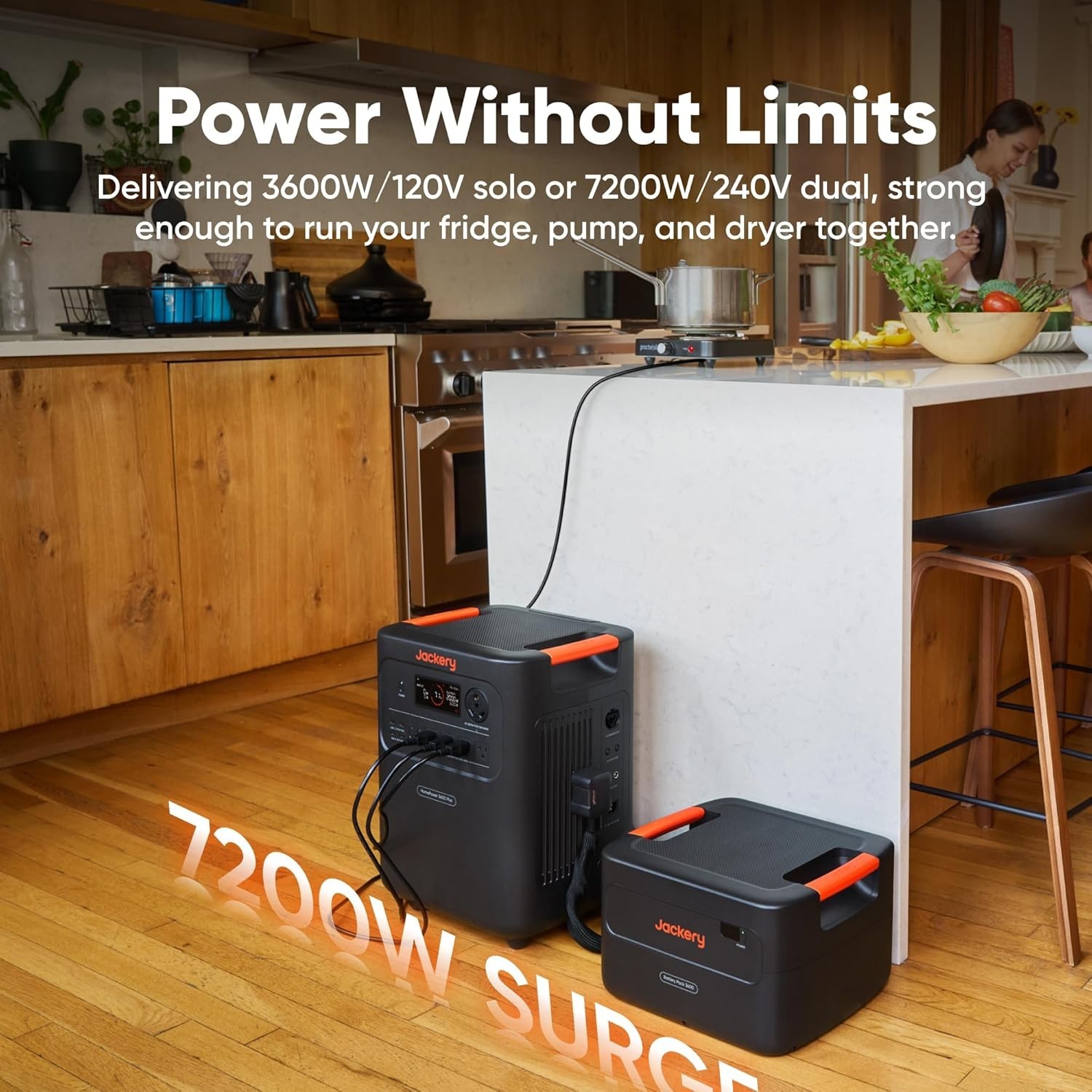 Jackery HomePower 3600 Plus Portable Power Station 3584Wh 3600W Solar Gen