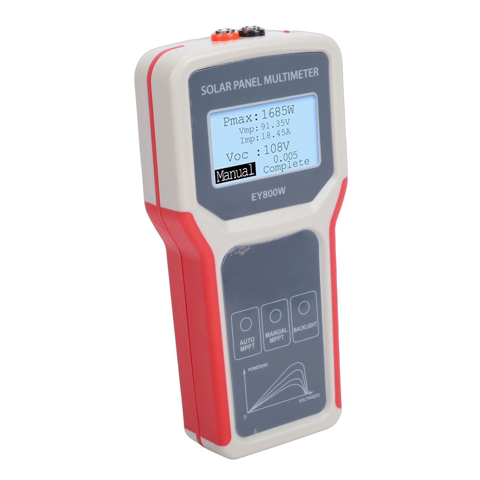 1-Solar Panel Tester LCD Display For Solar System Use 800W 12V-60V Multimeter