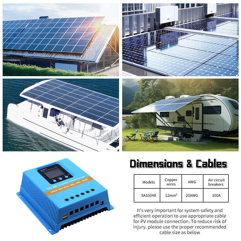 150W Flexible Solar Panel 12V Monocrystalline High Efficiency RV Marine Boat
