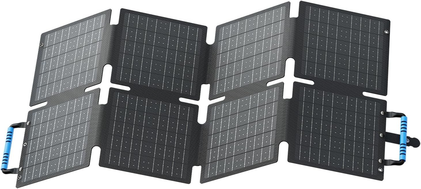 BLUETTI 60W Foldable Solar Panel for Handsfree Generators Camping