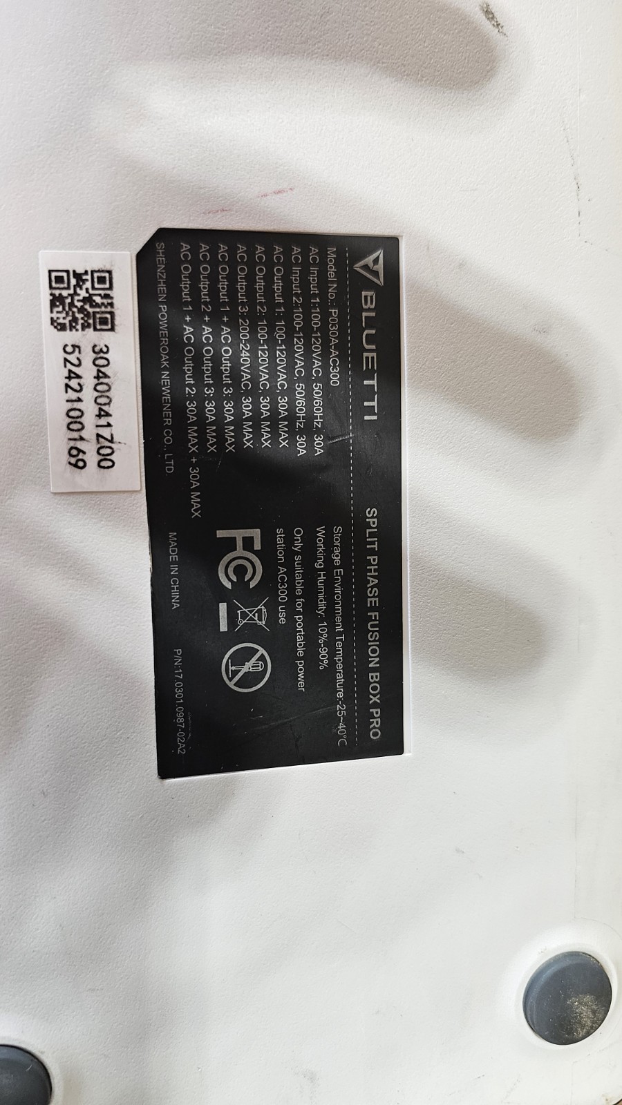 BLUETTI Split Phase Fusion Box Pro P030A-AC300