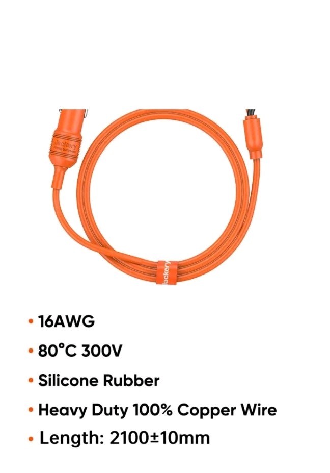 Jackery 12 Volt Automobile Battery Charging Cable