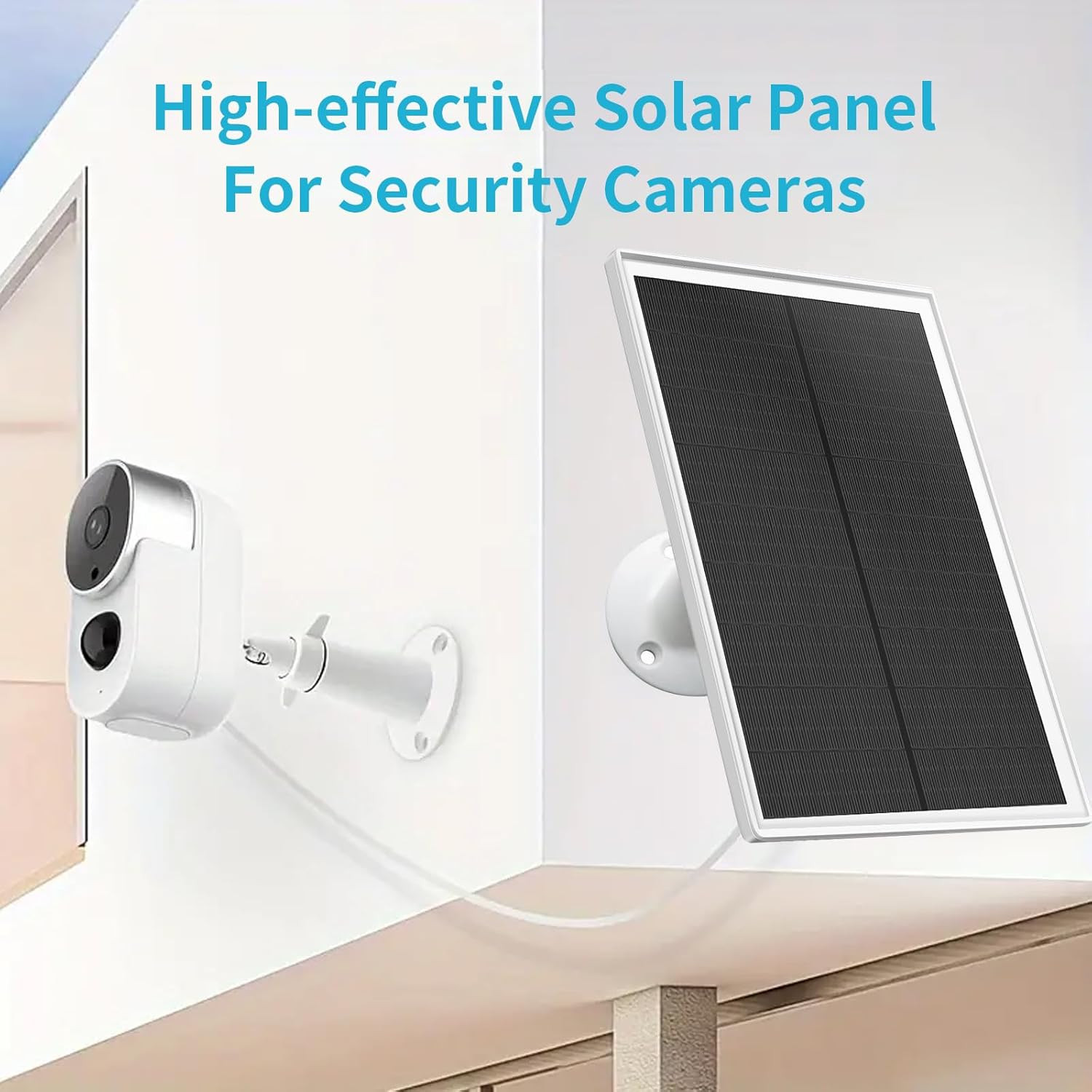 Solar Panel Charger for Arlo Essential 2K Outdoor(2Nd Gen)/Essential XL Camera(2