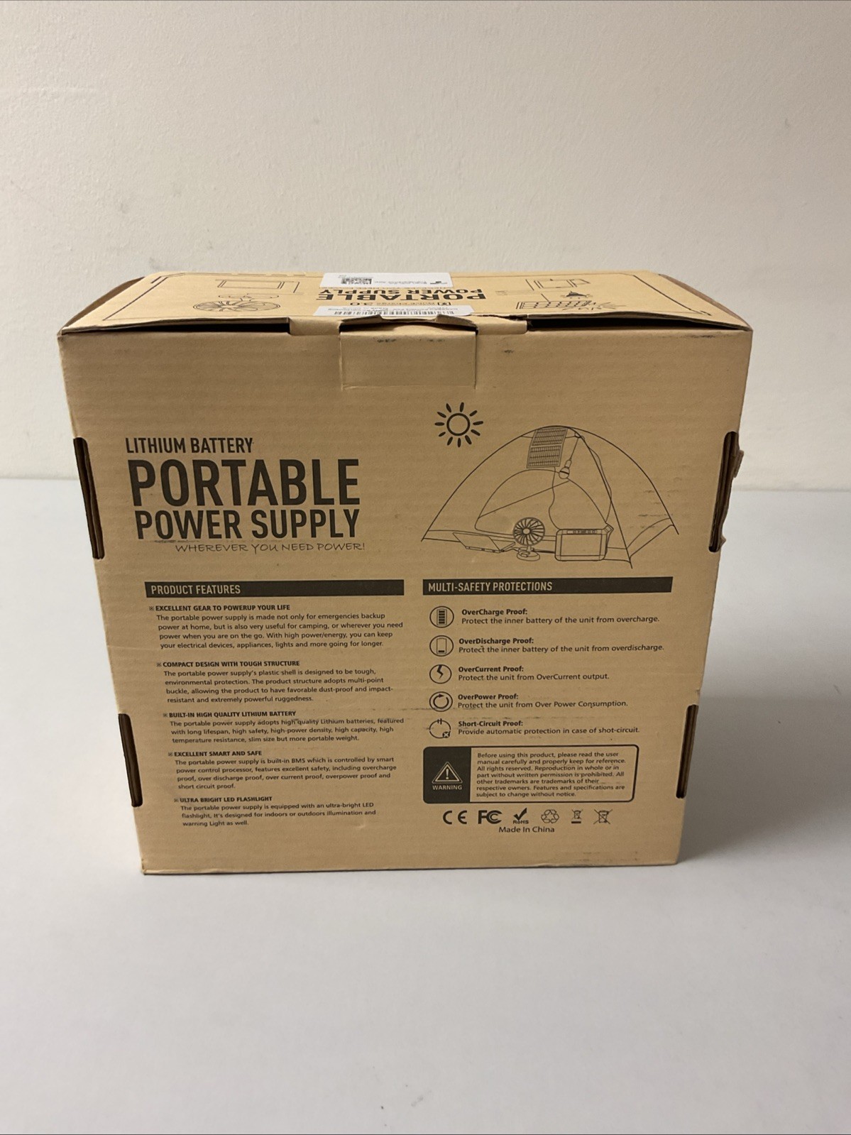 Marbero Lithium Battery Portable Power Station 88Wh, Green, G111