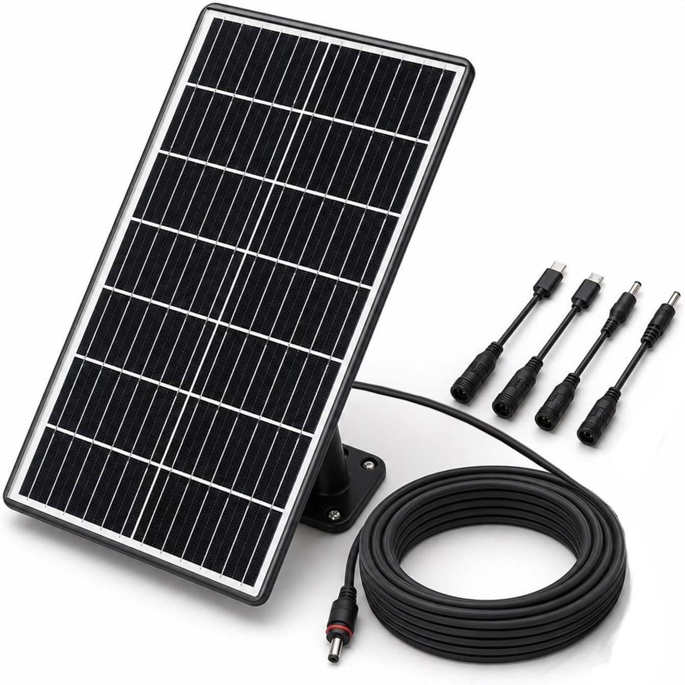 15W Solar Panel Kit with Built-in 16000mAh Battery Voltage: 5V/6V/9V/12V Curr…