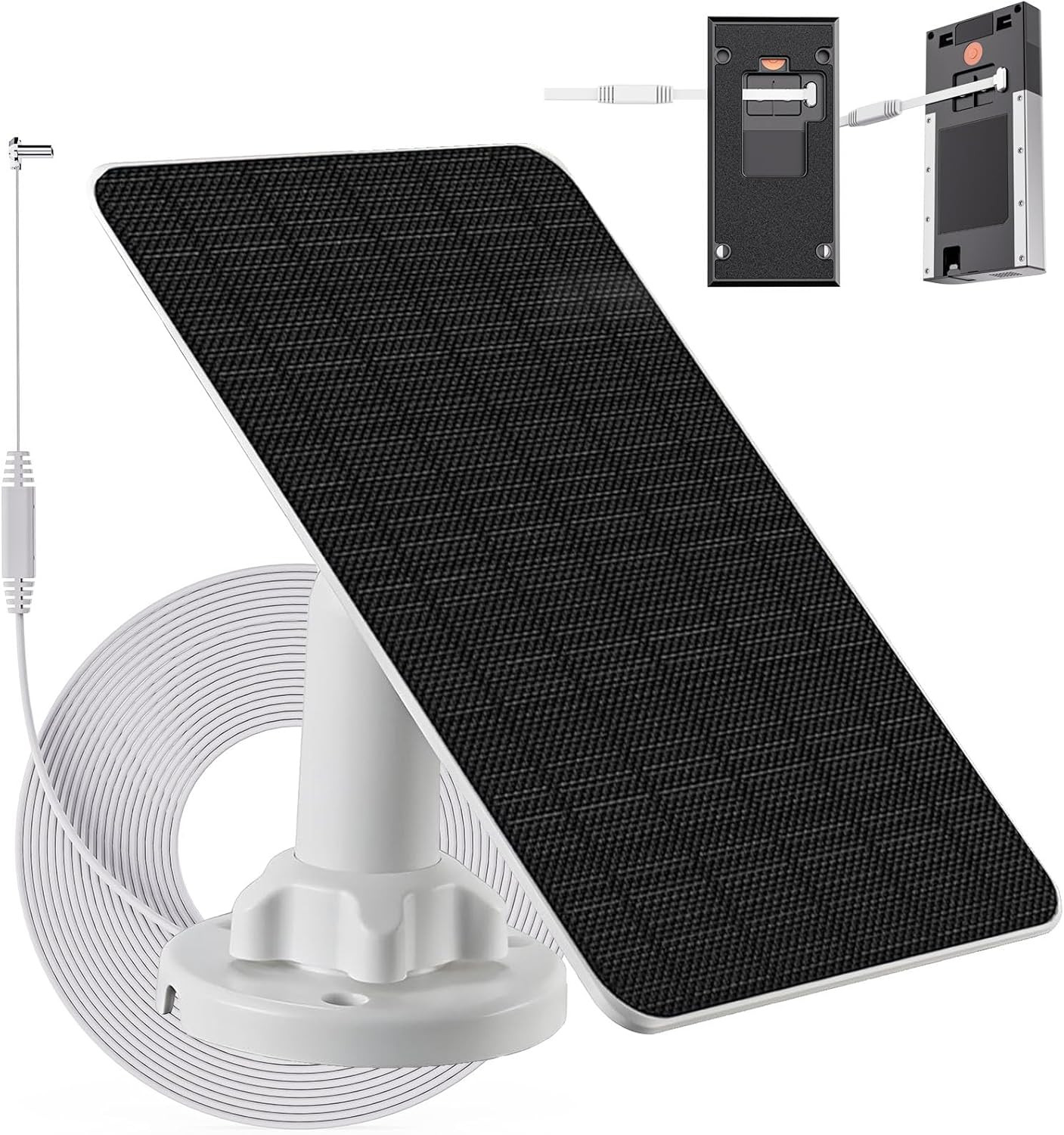 3W/5V Solar Panel with Built-In 4000Mah Battery,Usb-C Port,Ip65,13.2Ft/4M Chargi