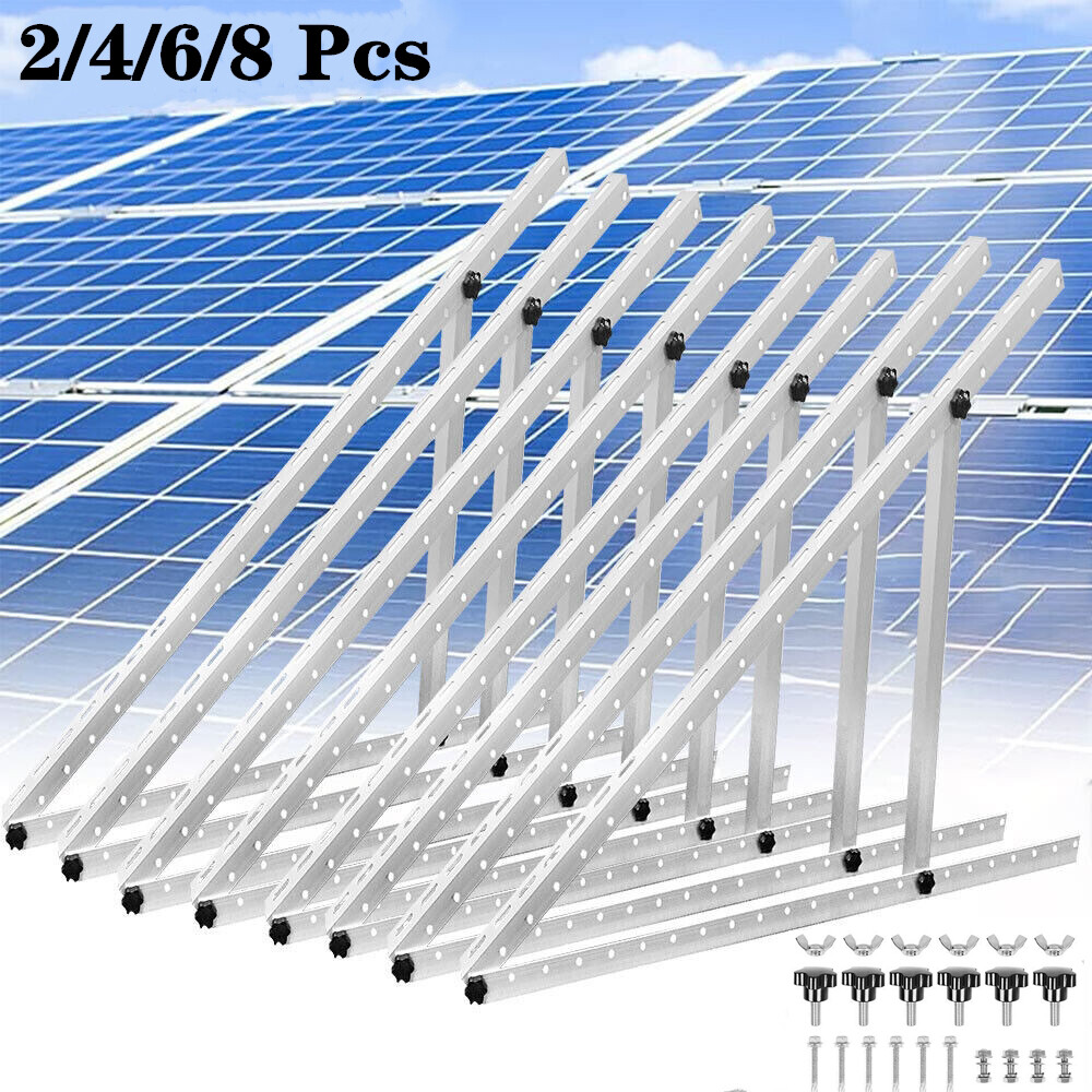 Adjustable Solar Panel Tilt Mount PV Brackets for Any Flat Surface RV Roof Boat