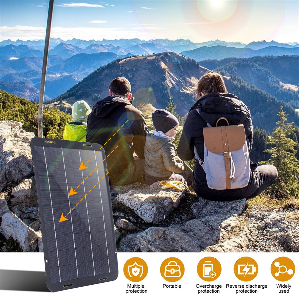 60W 18V Solar Panel Battery Charger for Caravan Car Van Boat Solar Panel Kit