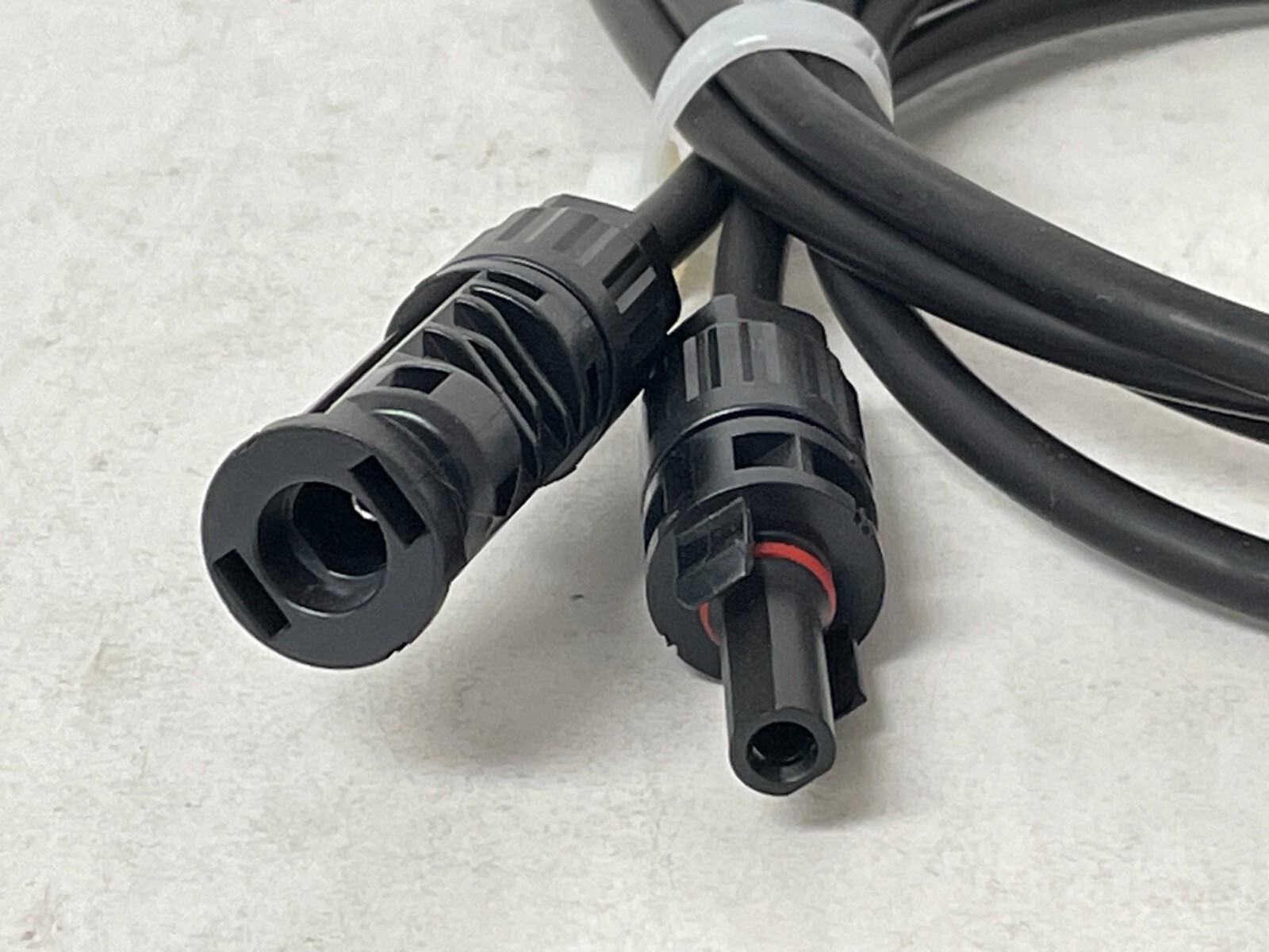 MC4 Solar Panel Connector Pigtail, Male Female Set with 3ft PV Wire Leads, 12ga