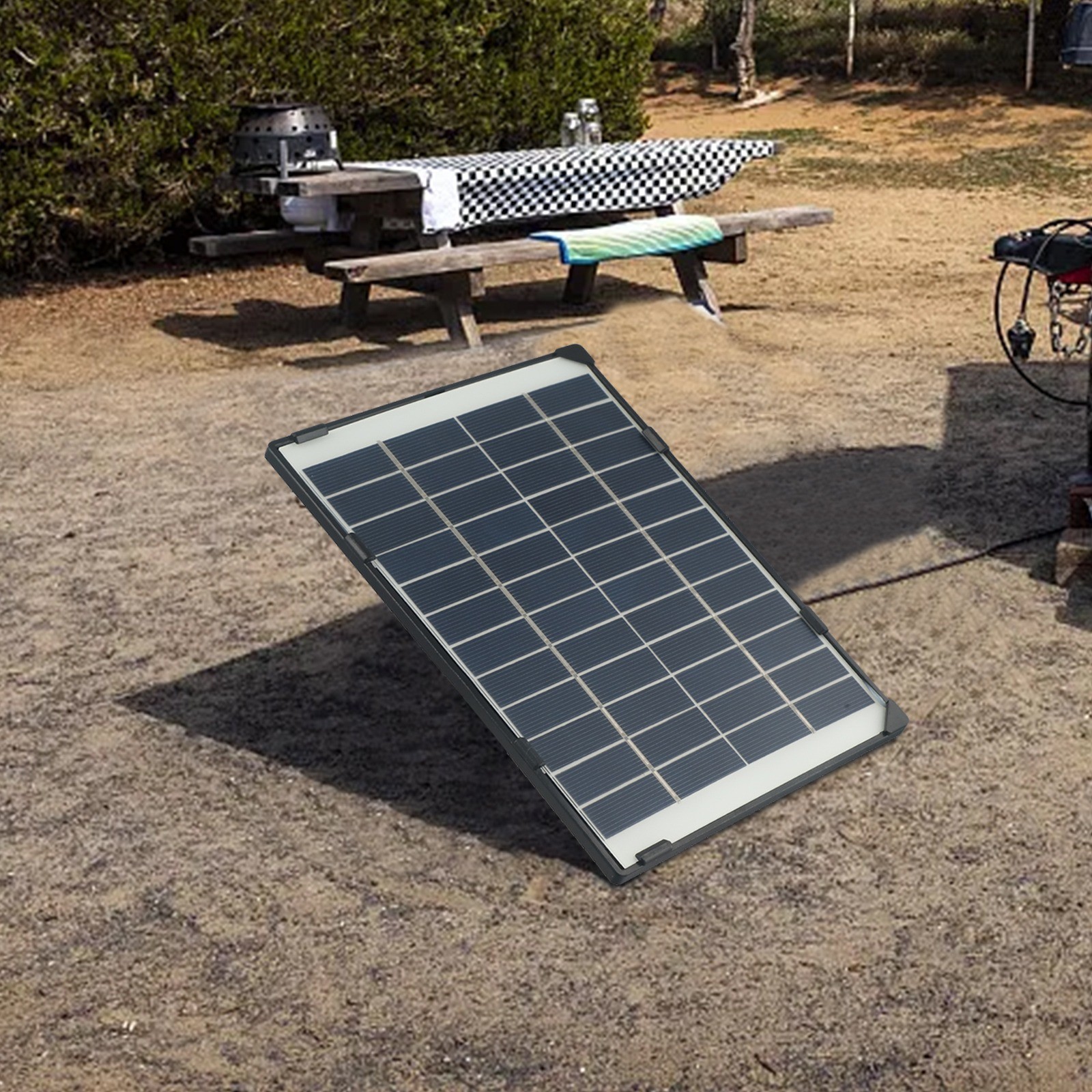 Efficient 6W 12V Solar Panel for Solar Garden Lighting and Portable Devices
