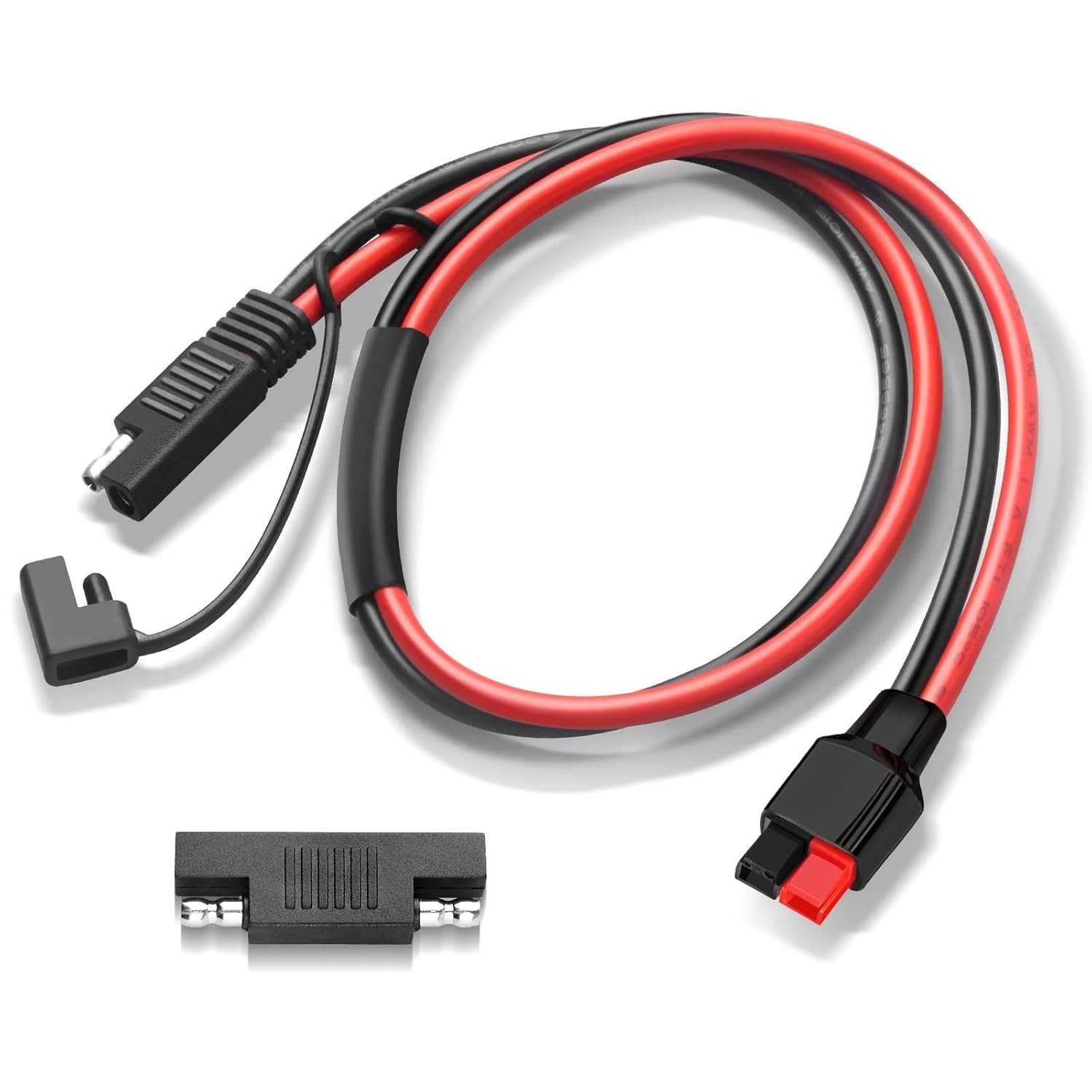 Solar SAE Cable 10AWG Extension Anderson Jackery Renogy 2 Ft