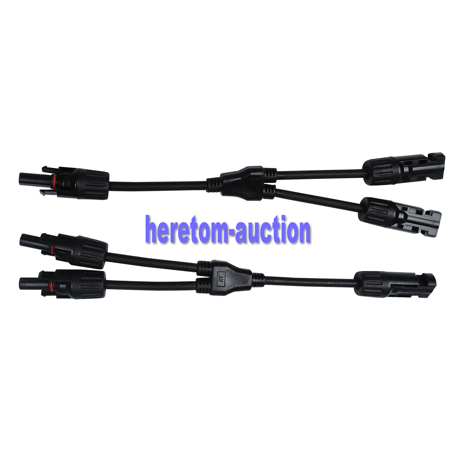 Solar Panel Y Branch Cable Connection Waterproof Adapter Connector Extension