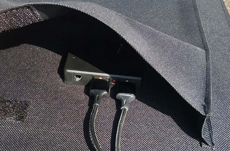 Portable Foldable Solar Panel Charger Power Supply USB DC For Phone Laptop Drone