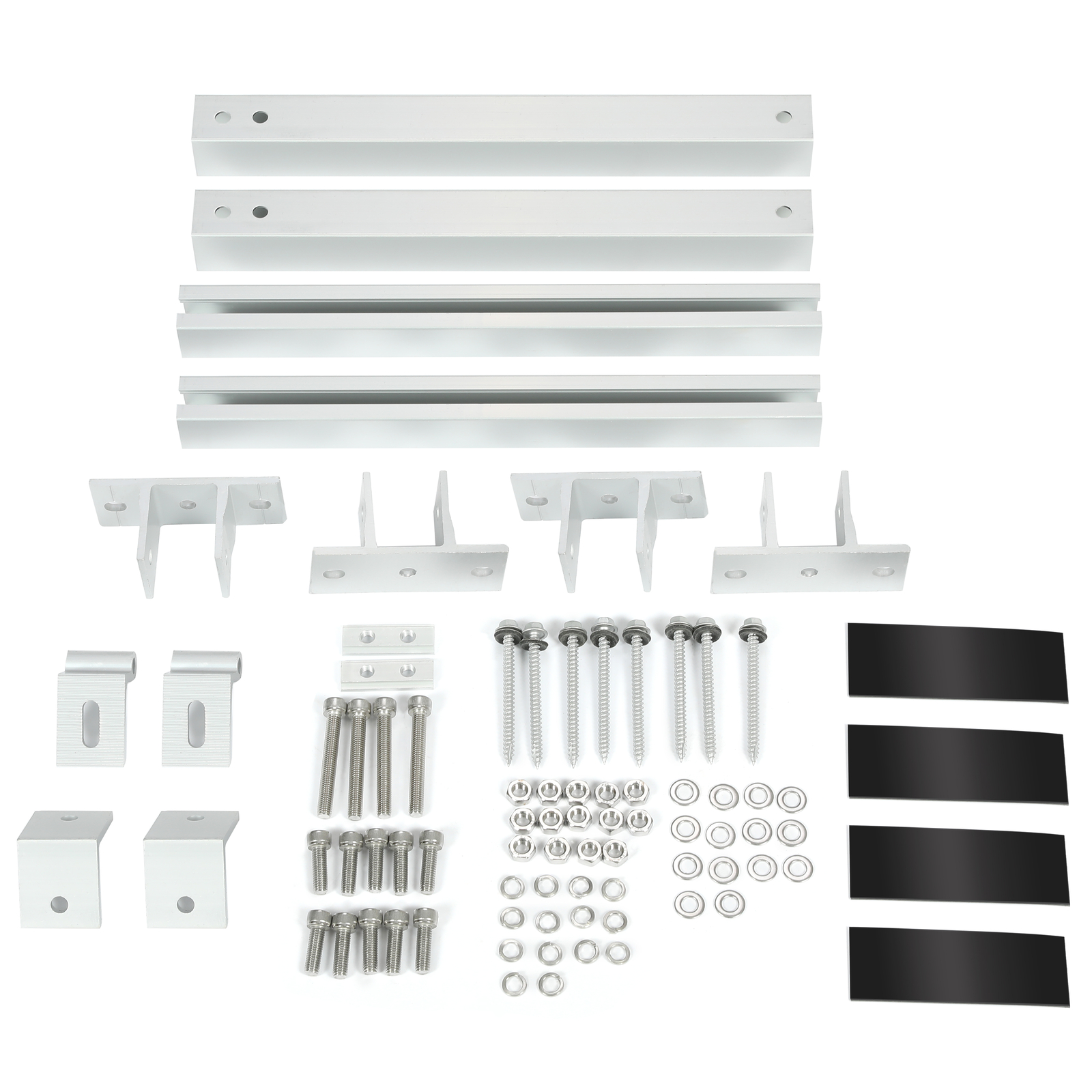 Adjustable Solar Panel Mount Brackets For RV Roof Boat Shed Any Flat Surface