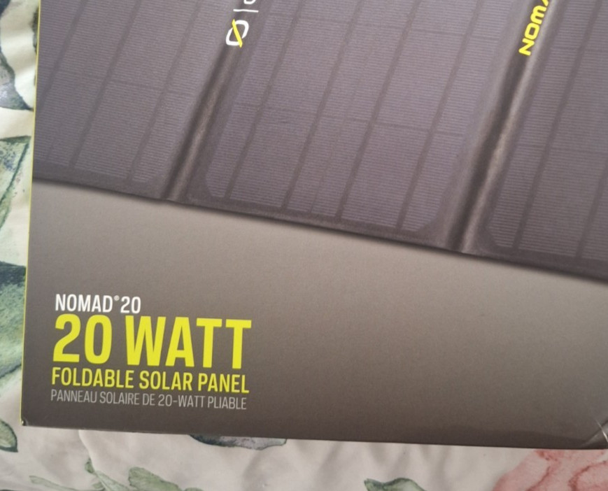 Goal Zero Nomad 20 20W Foldable Solar Panel Charger Black (11910)