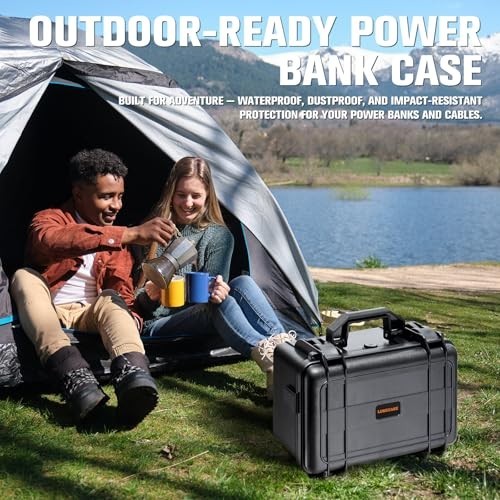 Portable Hard Case for Solar Generator – Waterproof Travel Storage Box for Power