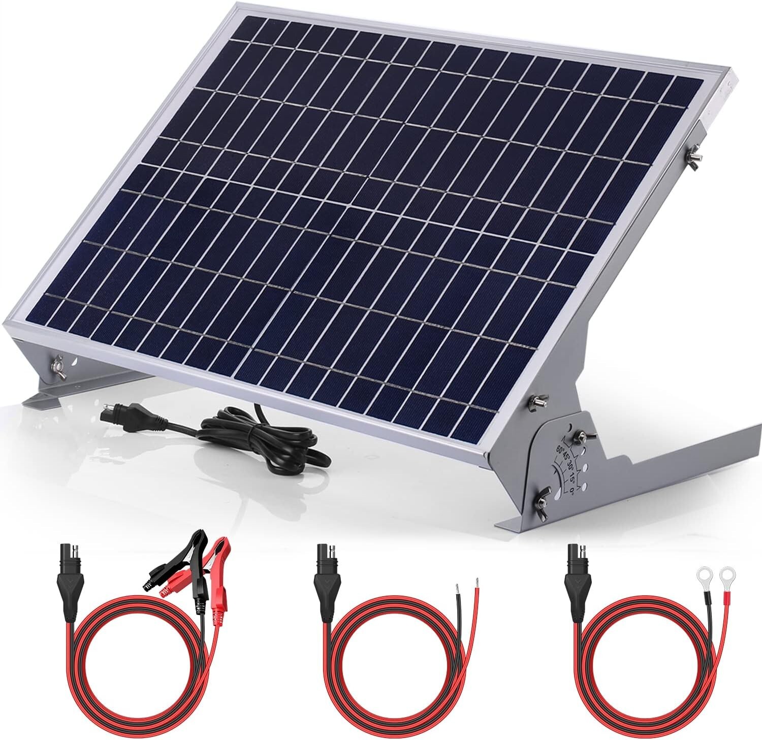 Advanced 30W 12V Solar Battery Maintainer with MPPT Technology – Safe & Durable