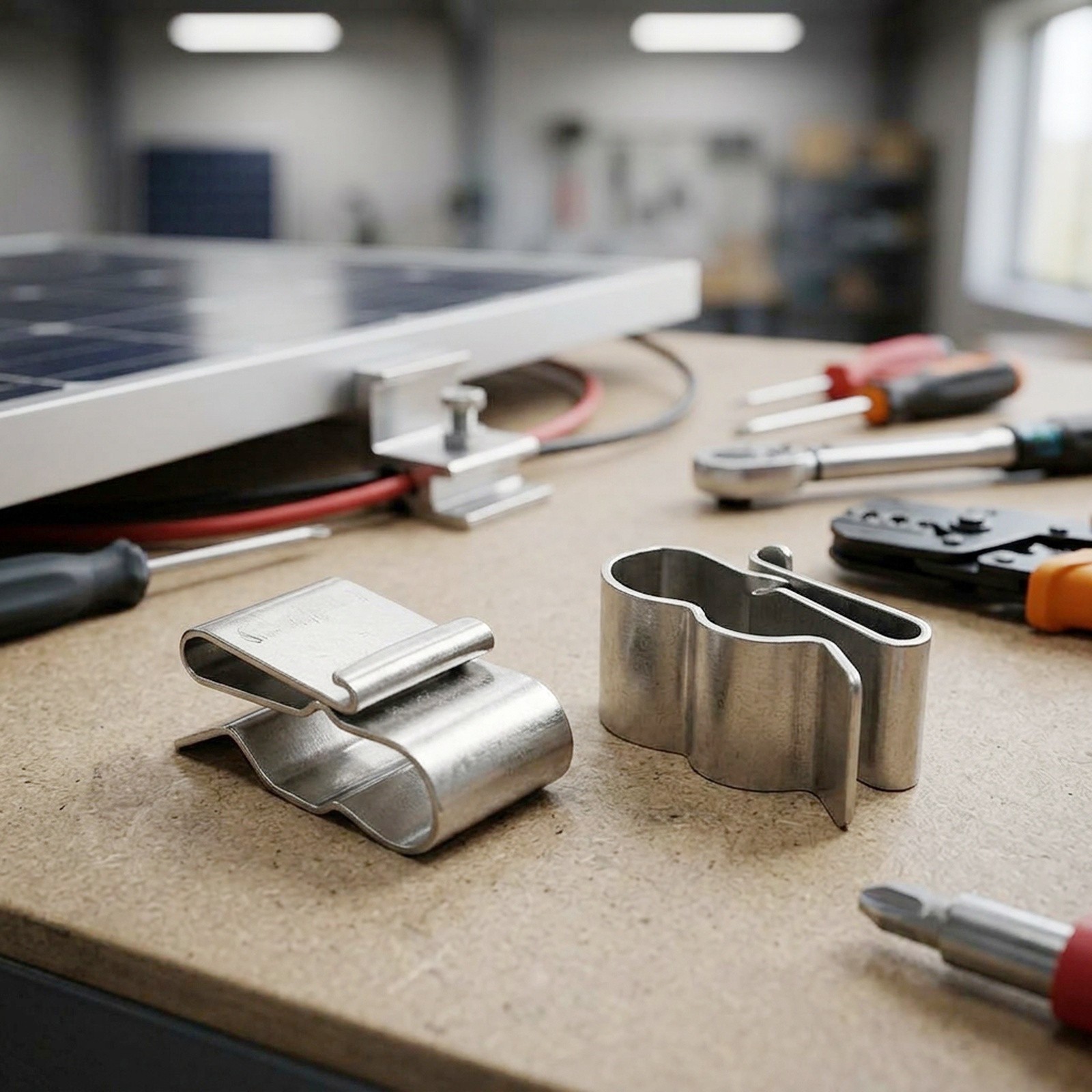 Neat and Tidy Cable Organization with Solar Panel Cable Clips Easy to Install