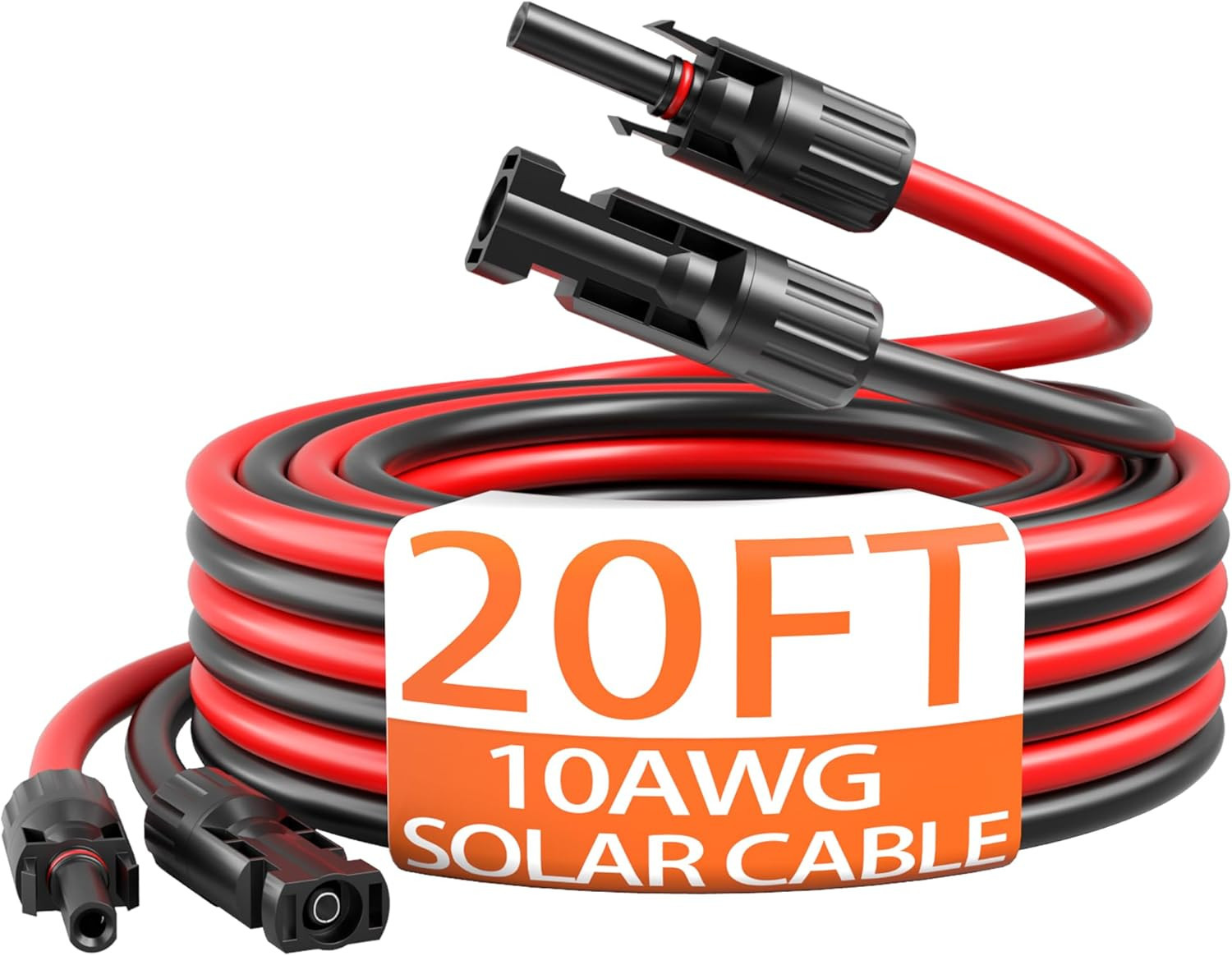 10AWG Solar Cable with Pair of Connectors Solar Panel Adaptor Kit Tool, Extensio