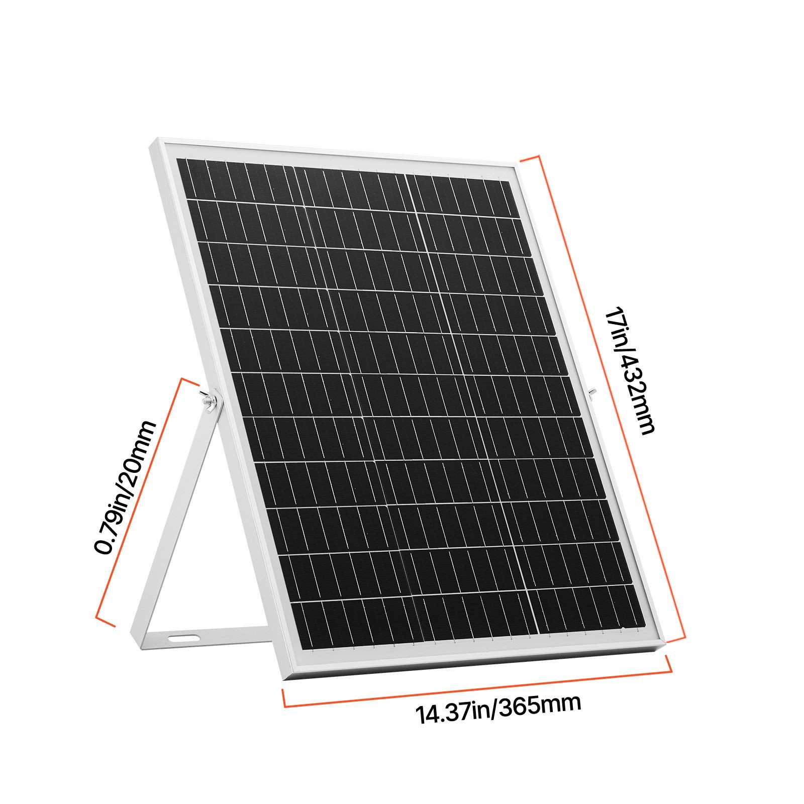25W 12V Solar Panel Battery Charger with MPPT Controller, IP67 Waterproof for