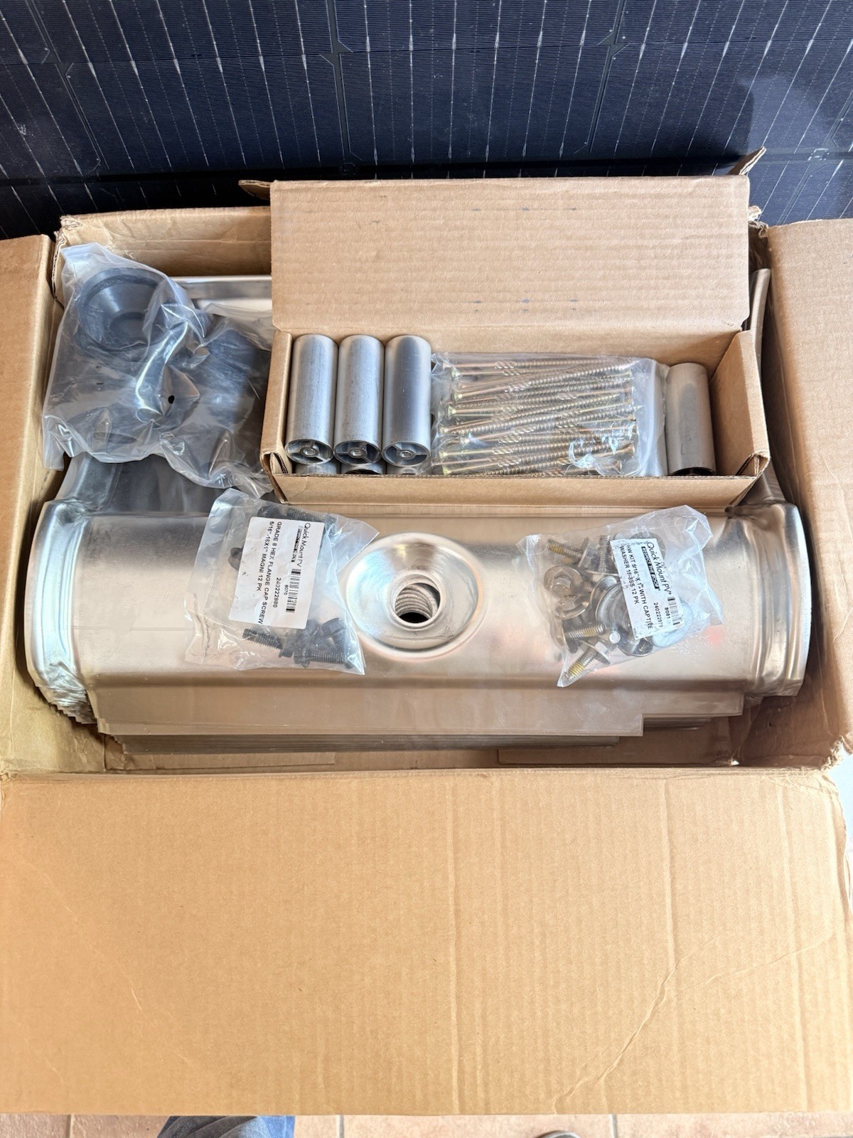 Quick Mount PV QMTR-S3.25-A-12 Rev A, Tile Replacement, S-Tile, 3-1/4”. Qty 12