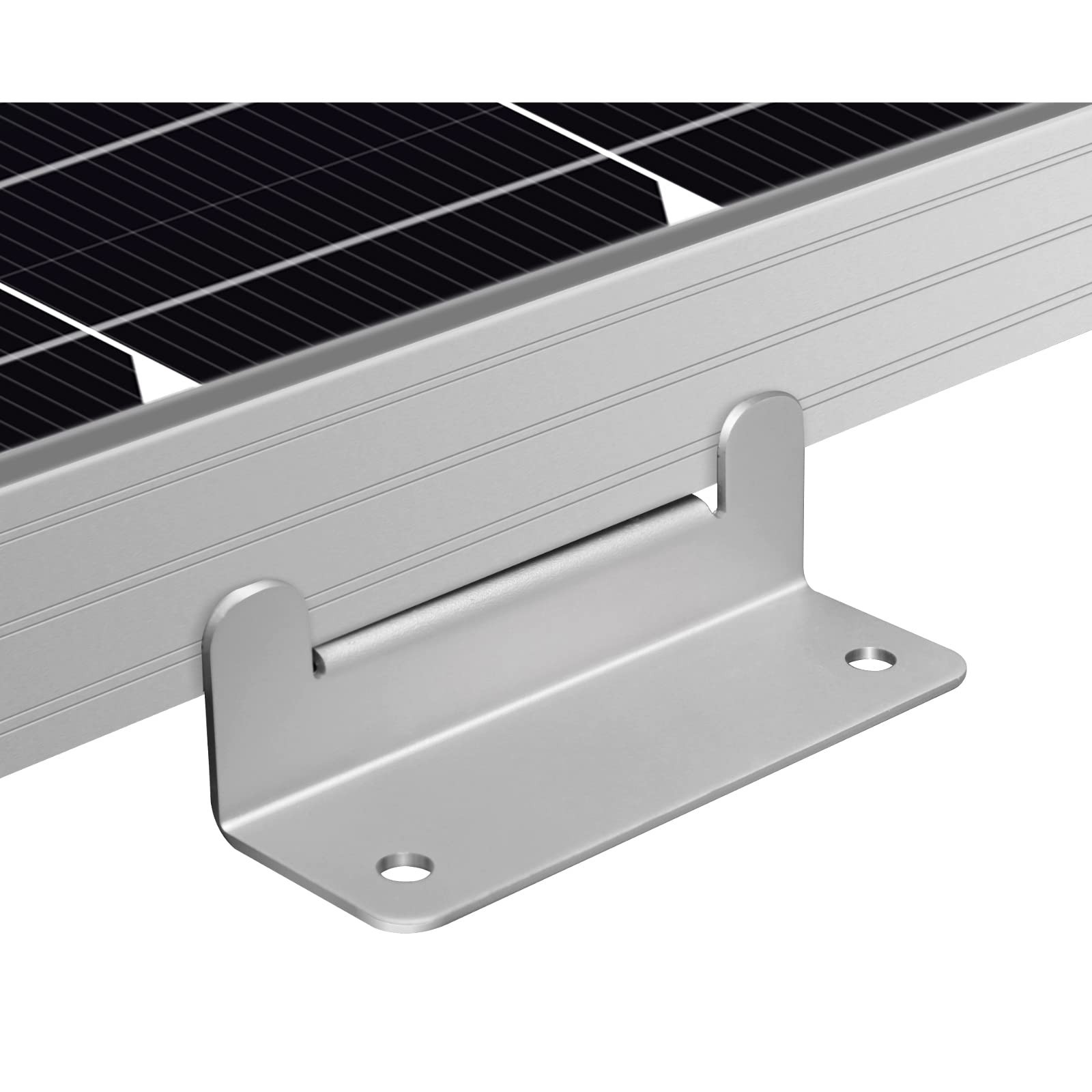 HQST Solar Panel Mounting Brackets with Nuts and Bolts Set of 4 Units, Suppor…