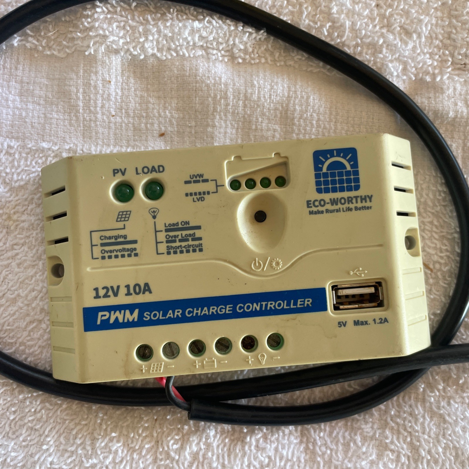 Photovoltaic Module 18V 10w Solar Panel AND A 12V 10A Solar Charge Controller!