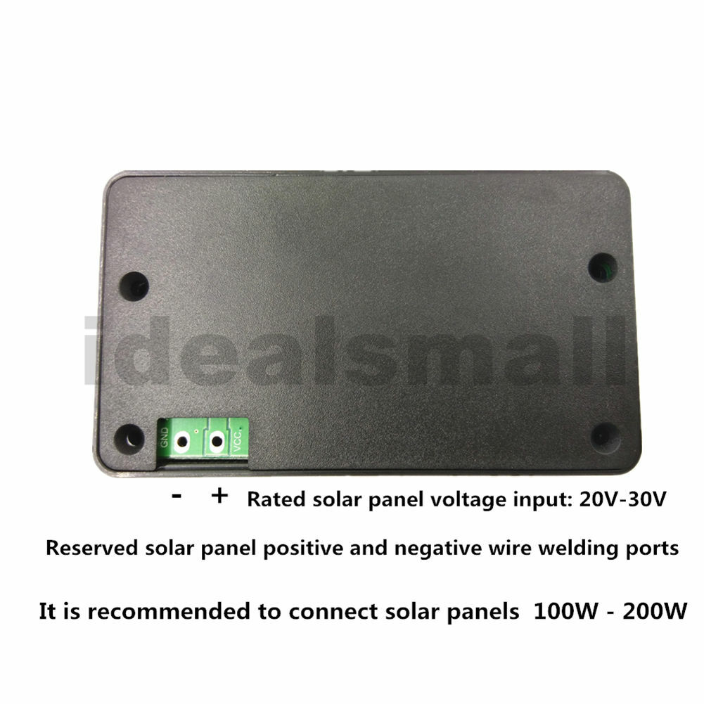 200W Solar Panel Battery Charger Voltage Stabilizer w Dual USB 3.0 DC Type C NEW