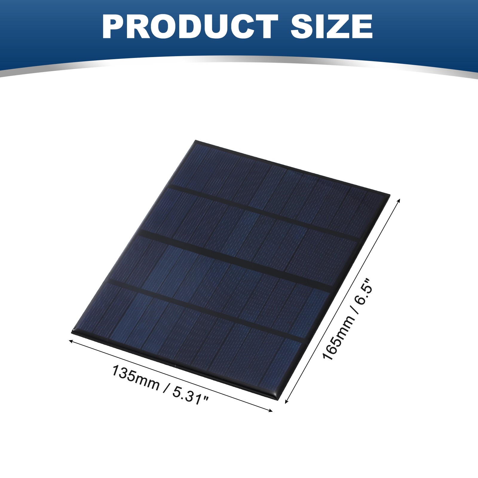 1Pcs 6V 3.3W 550mA Mini Solar Panels, Solar Photovoltaic Power Cells