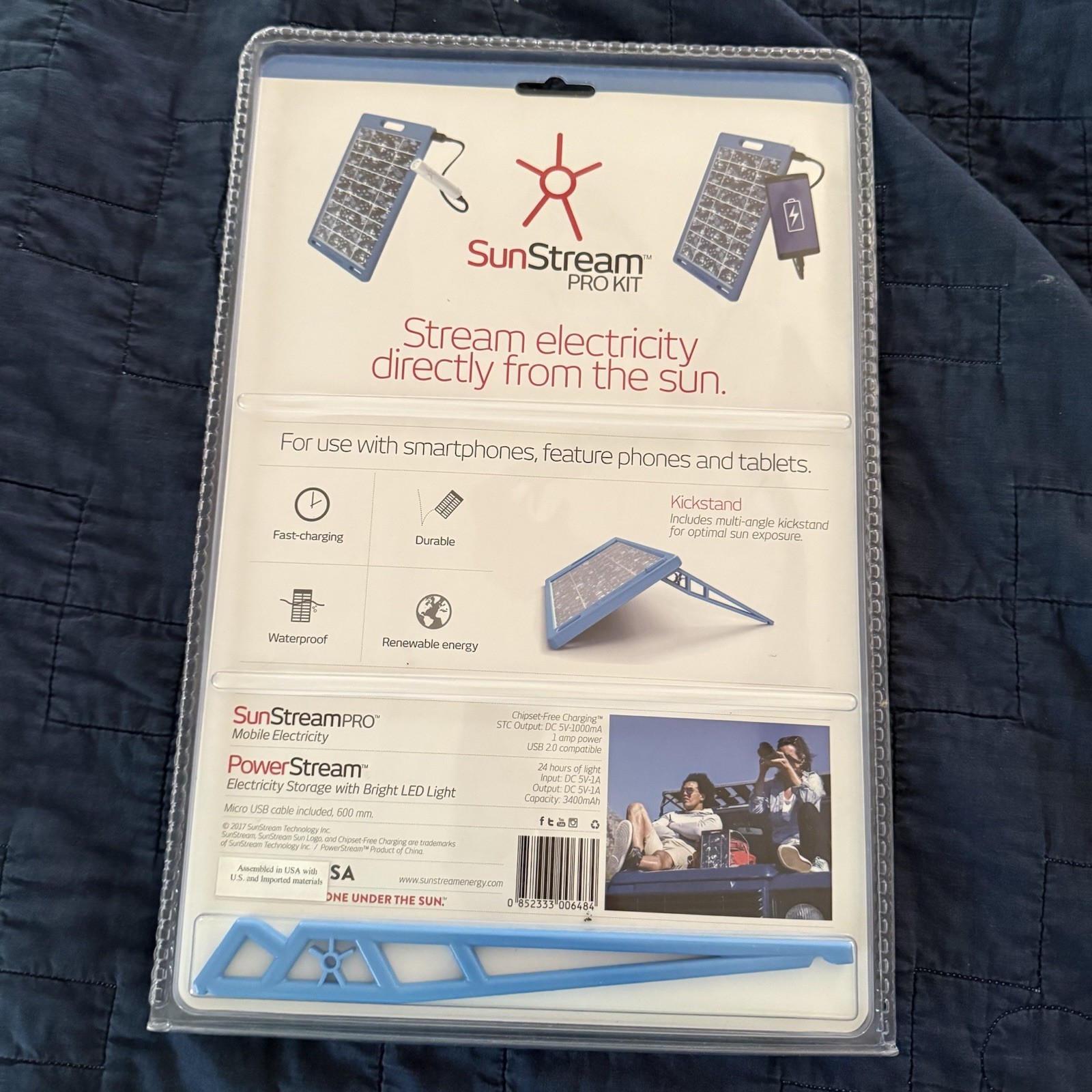 SunStream Pro Kit Solar Charging Kit New in Packaging