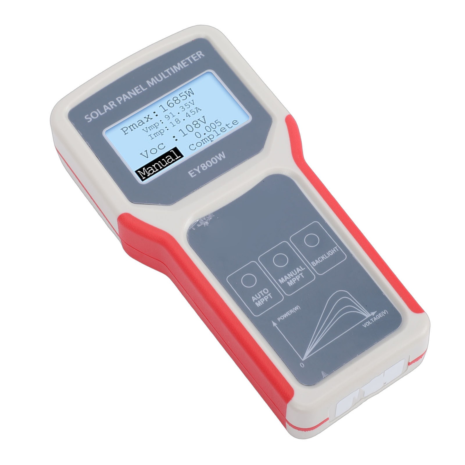1-Solar Panel Tester LCD Display For Solar System Use 800W 12V-60V Multimeter
