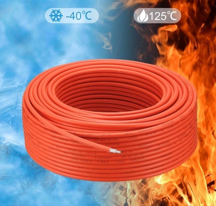 10 AWG Solar Panel Wire 229Ft Tinned Copper Extension Cable for Home RV & Marine