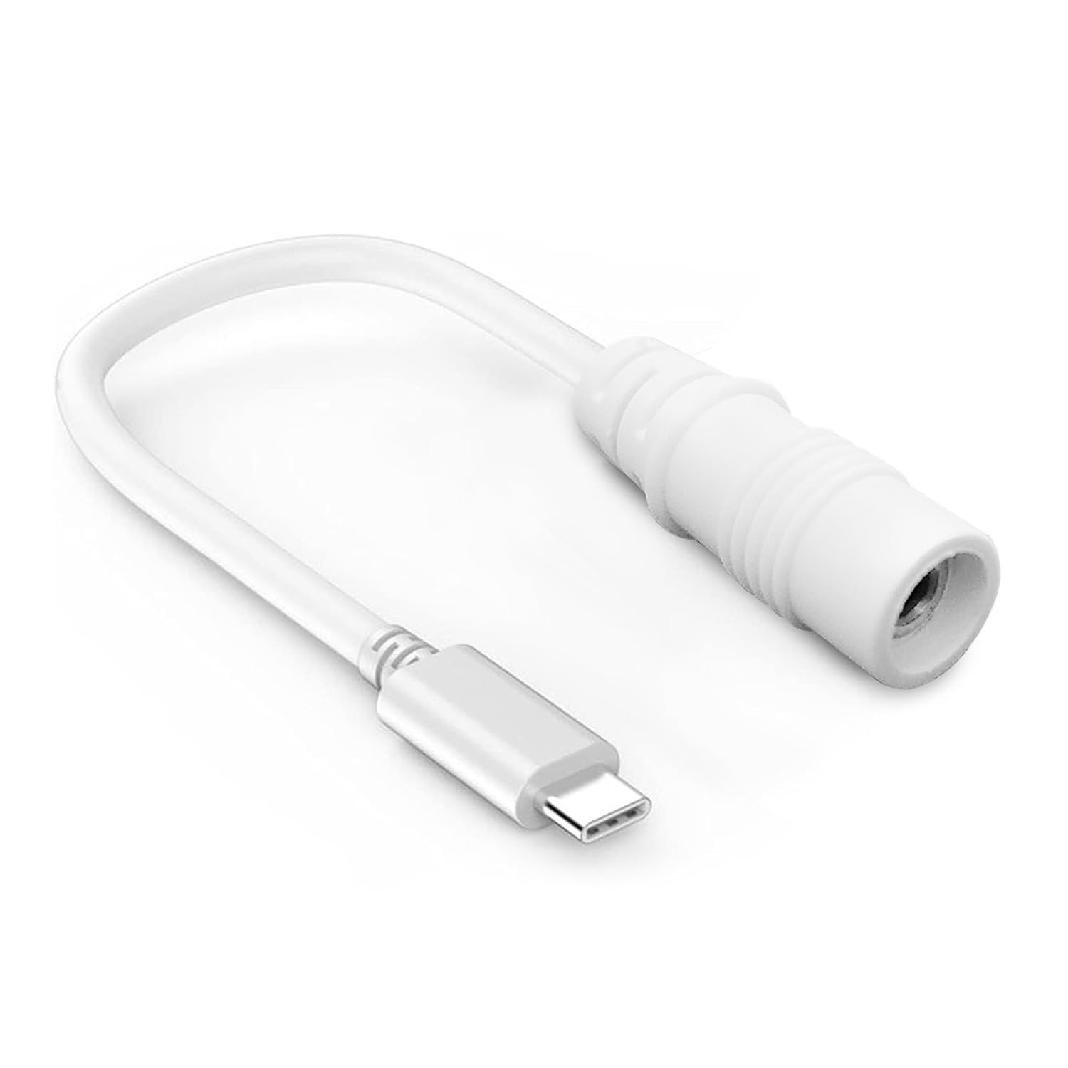 Replacement for Ring Barrel Plug to USB-C Adapter for Barrel Plug Solar Panels a