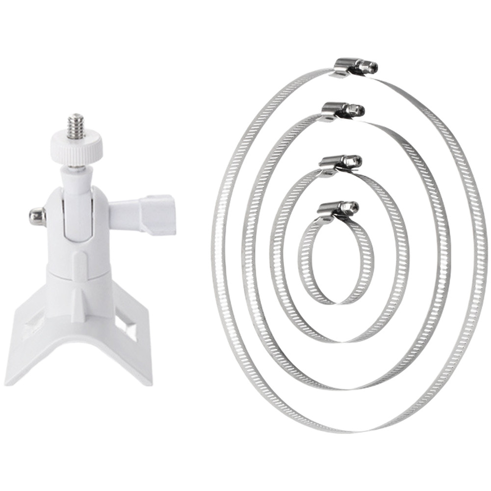 360 Degree Rotation Outdoor Camera Mount Bracket for Cylindrical Pole Use