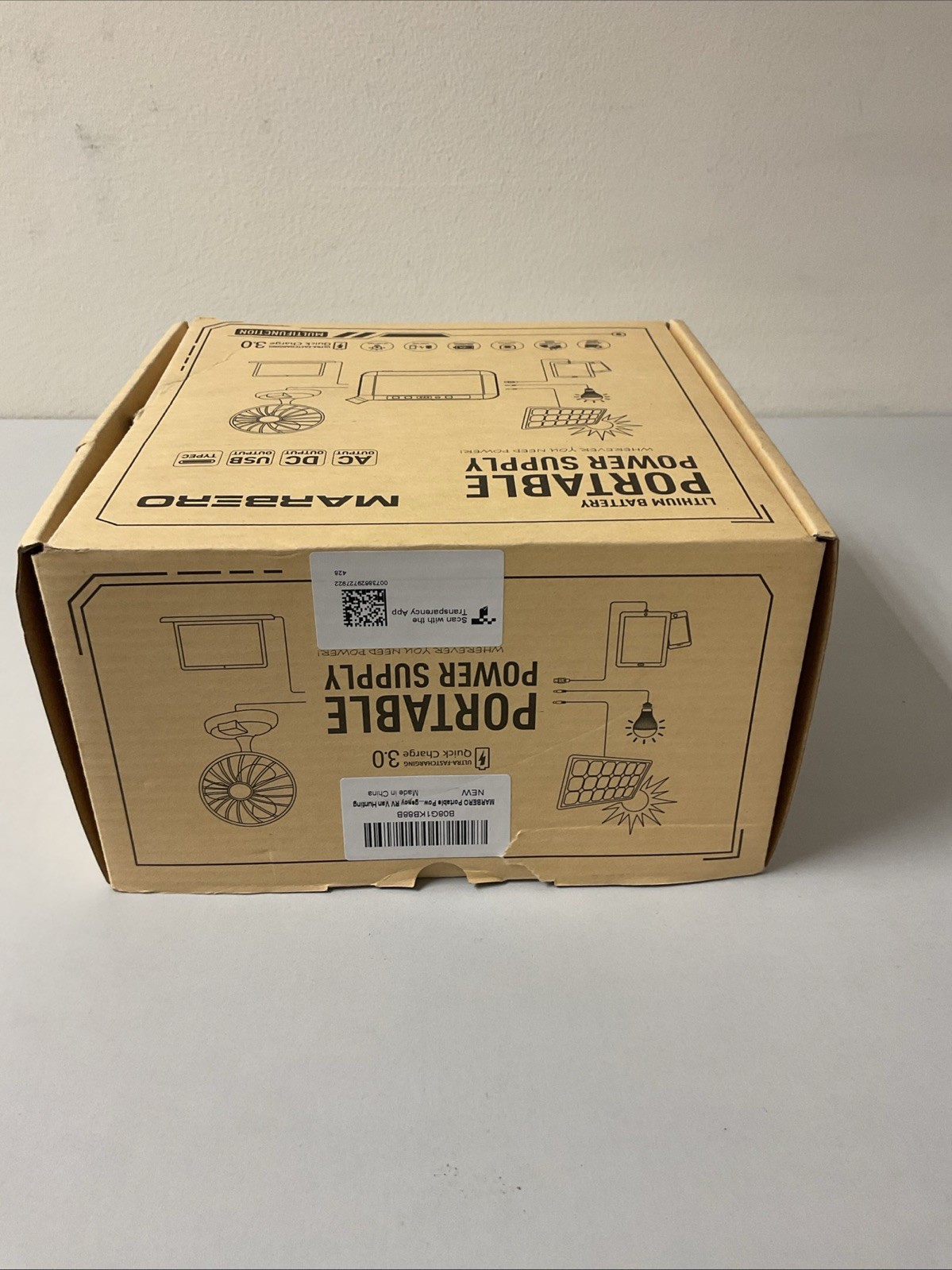 Marbero Lithium Battery Portable Power Station 88Wh, Green, G111
