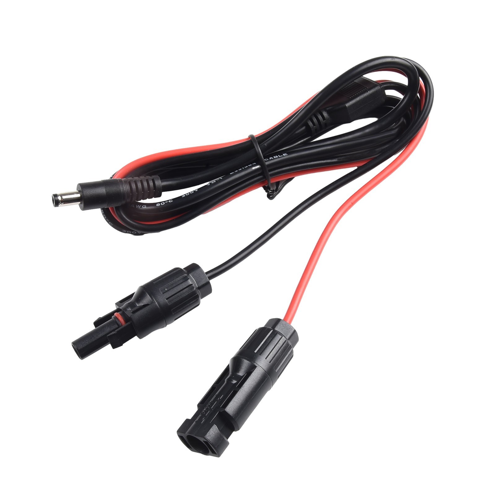 DC5521 to PV Panel Connector Cable 1.5m 16 For AWG Heavy Duty Solar Application
