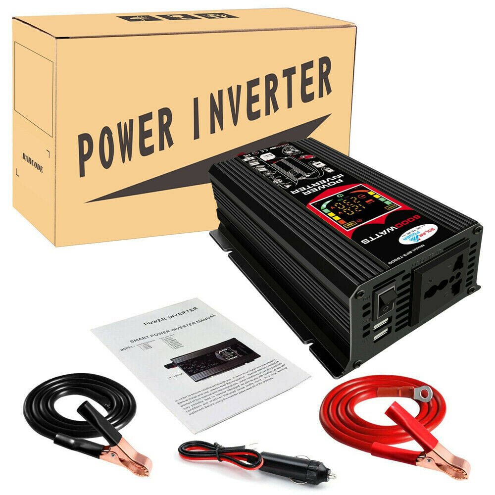 200W Solar Panel Generator Power Bank 6000W Inverter Camping Control Home System