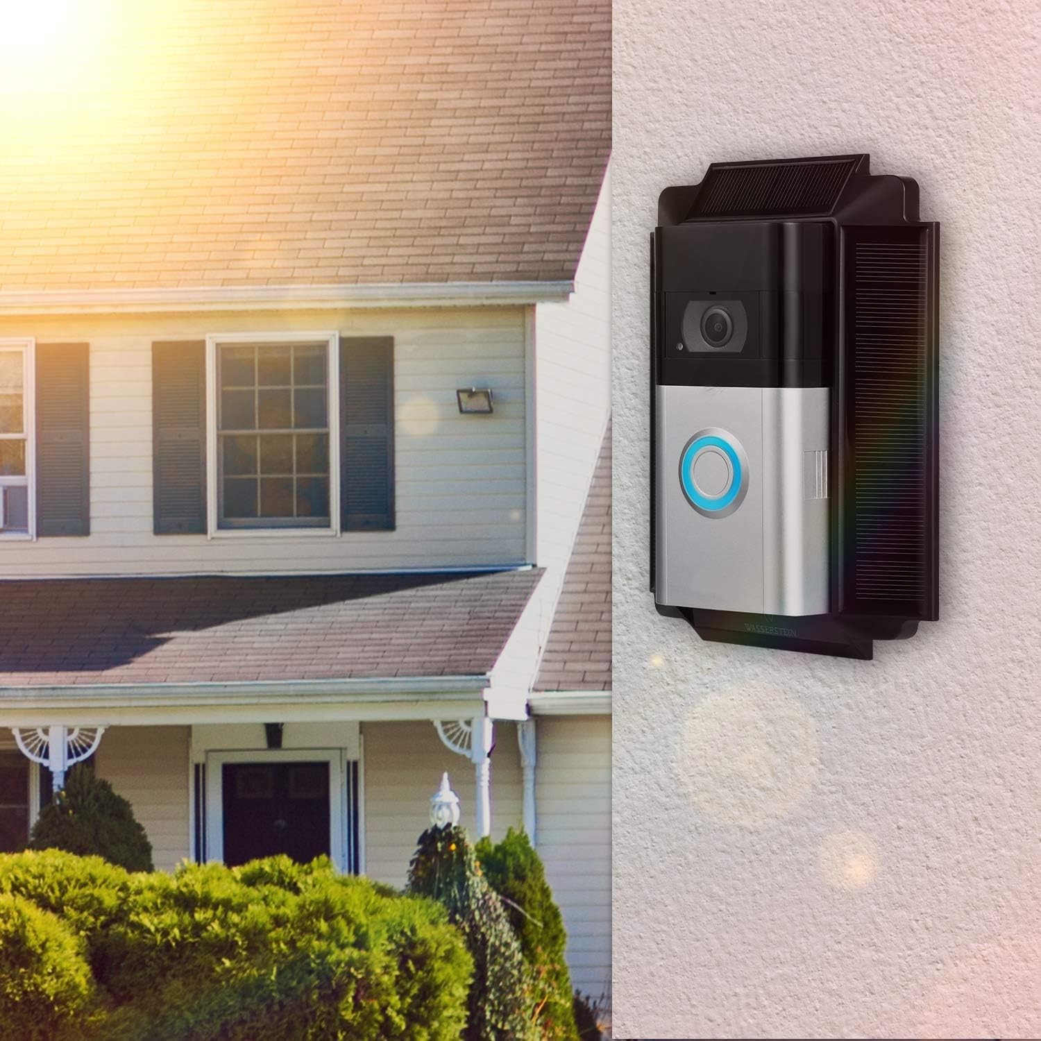 Solar Charger Mount for Ring Video Doorbell 3, 3 Plus and 4 ONLY (Used)