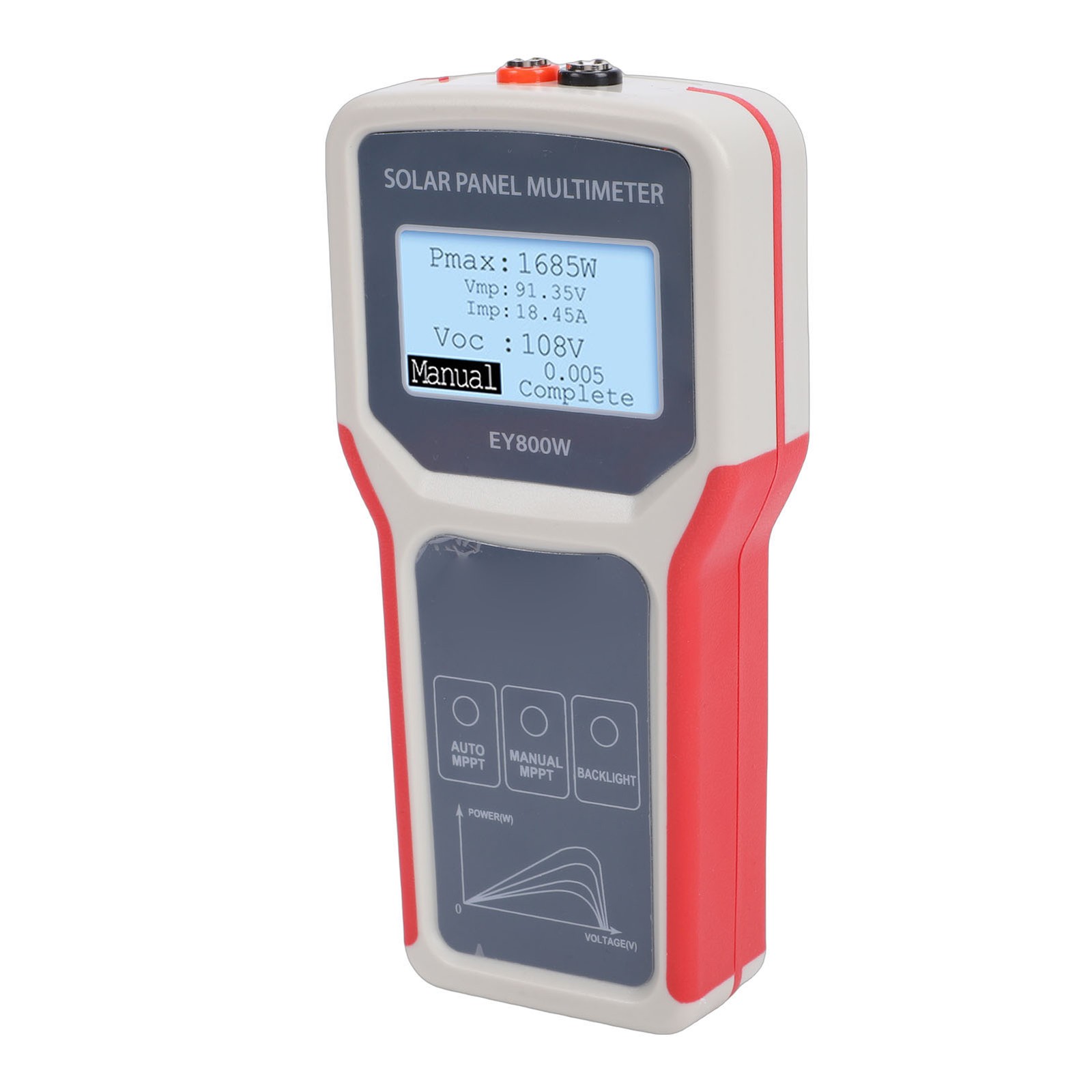 1-Solar Panel Tester LCD Display For Solar System Use 800W 12V-60V Multimeter