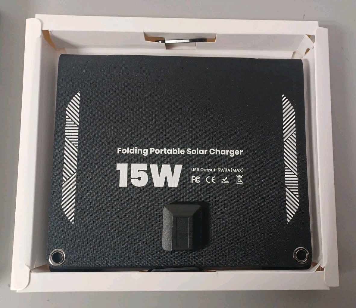 Utilitech 15W Folding Portable Solar Charger