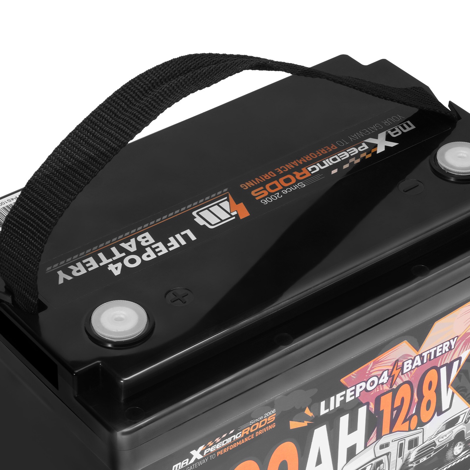 Marine Grade 12V 100Ah Lithium Battery for Boat RV, BMS, Expandable System