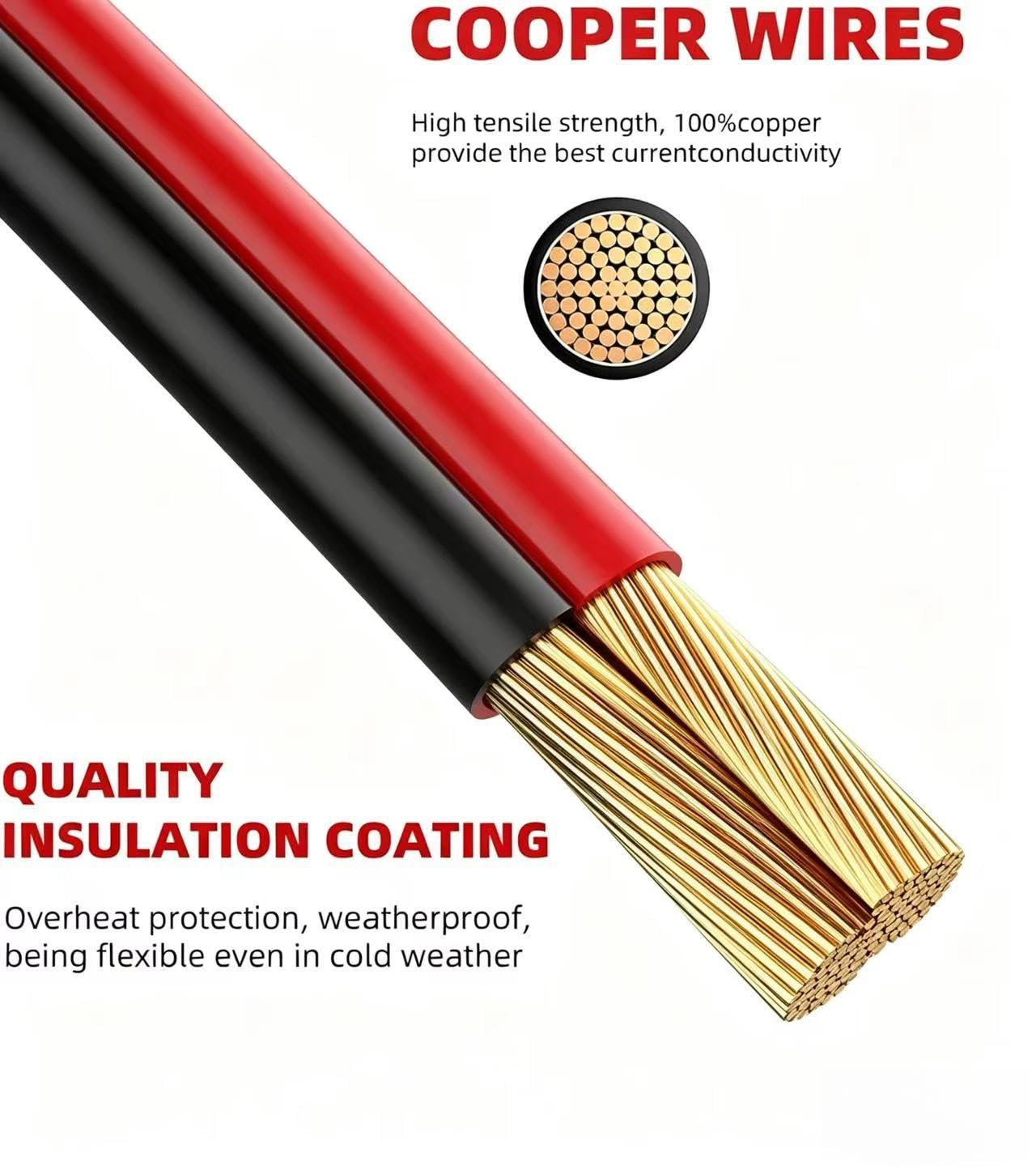 10FT/3M Solar Panel Cable 12AWG Solar Panel Connector to XT60 Charge Adapter